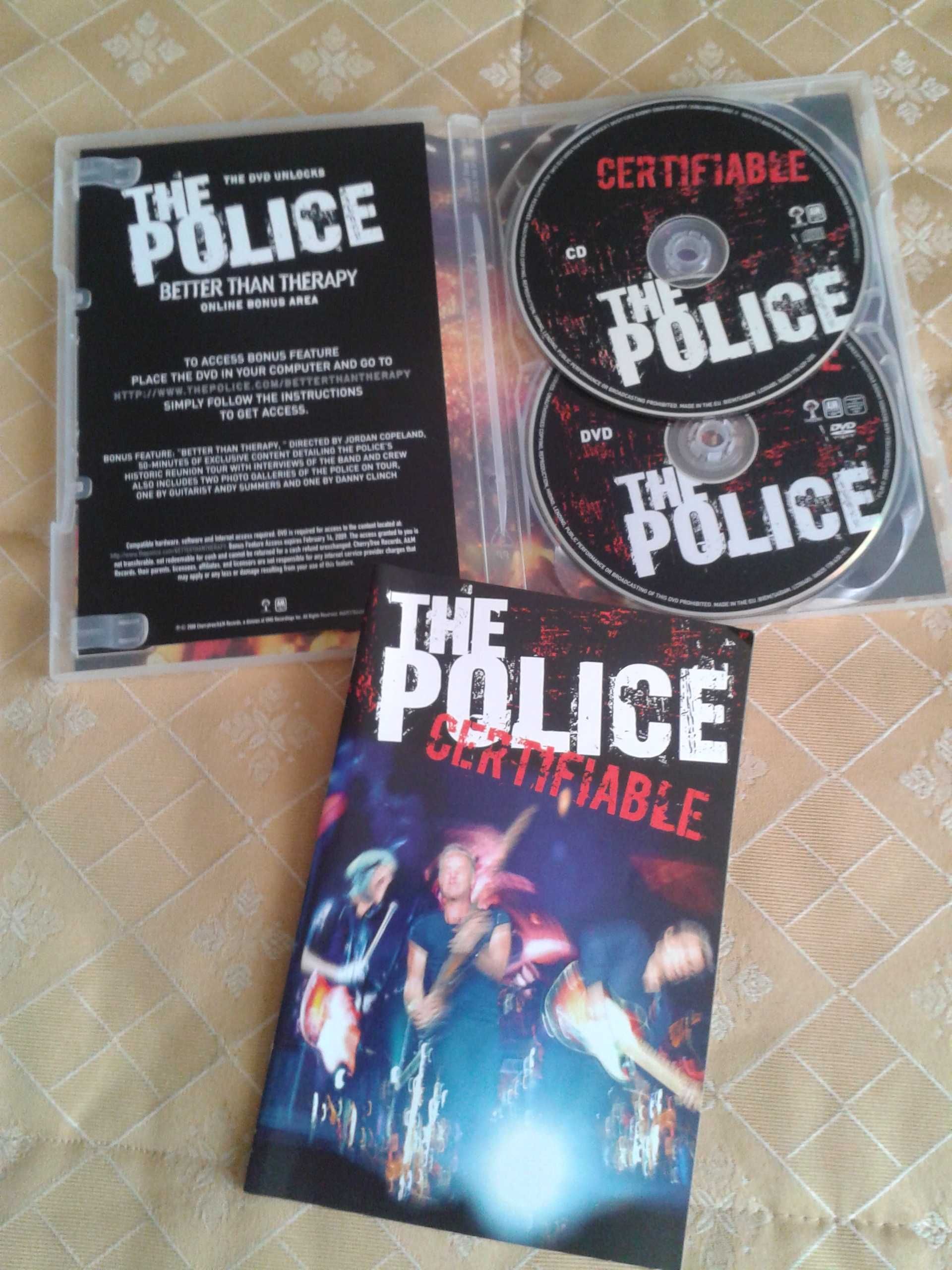 2 DVD musicais duplos THE Police + ROBBIE Williams,c/oferta