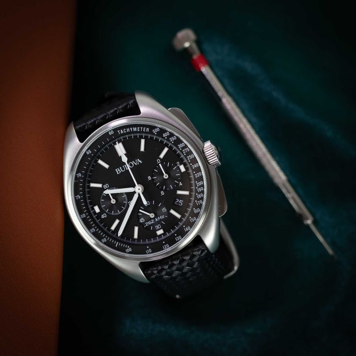 BULOVA LUNAR PILOT 96B251 Moon Watch Apollo 15 Nowy Gw. 6 lat  + pasek