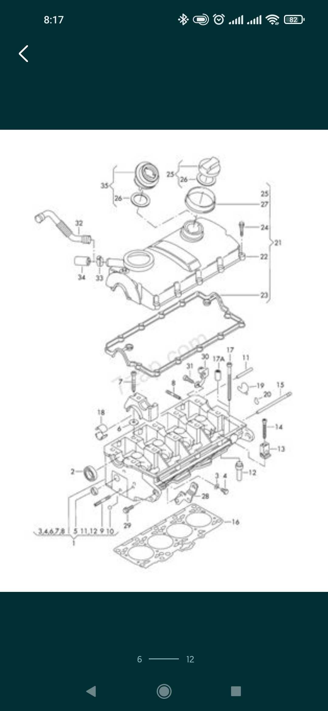 Peças para motor VW 1.4tdi 2004
