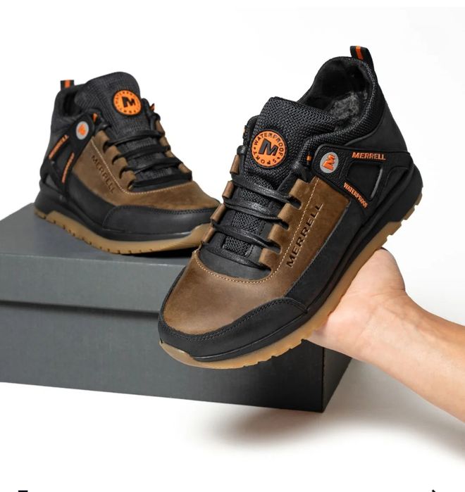 Чоловічі Зимові Кросівки з Натуральної Шкіри Мерел Merrell
