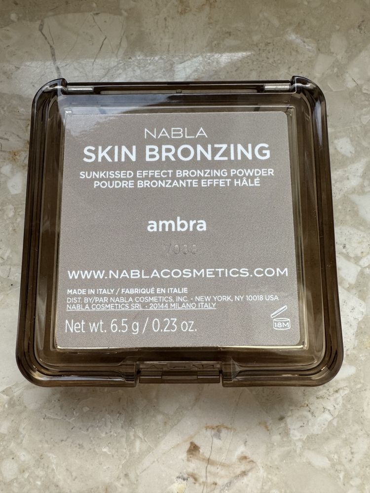 Nabla skin bronzing Ambra, bronzer puder brązujący vegan wegański