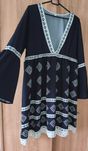 Piękna sukienka oversize plażowa letnia vintage boho