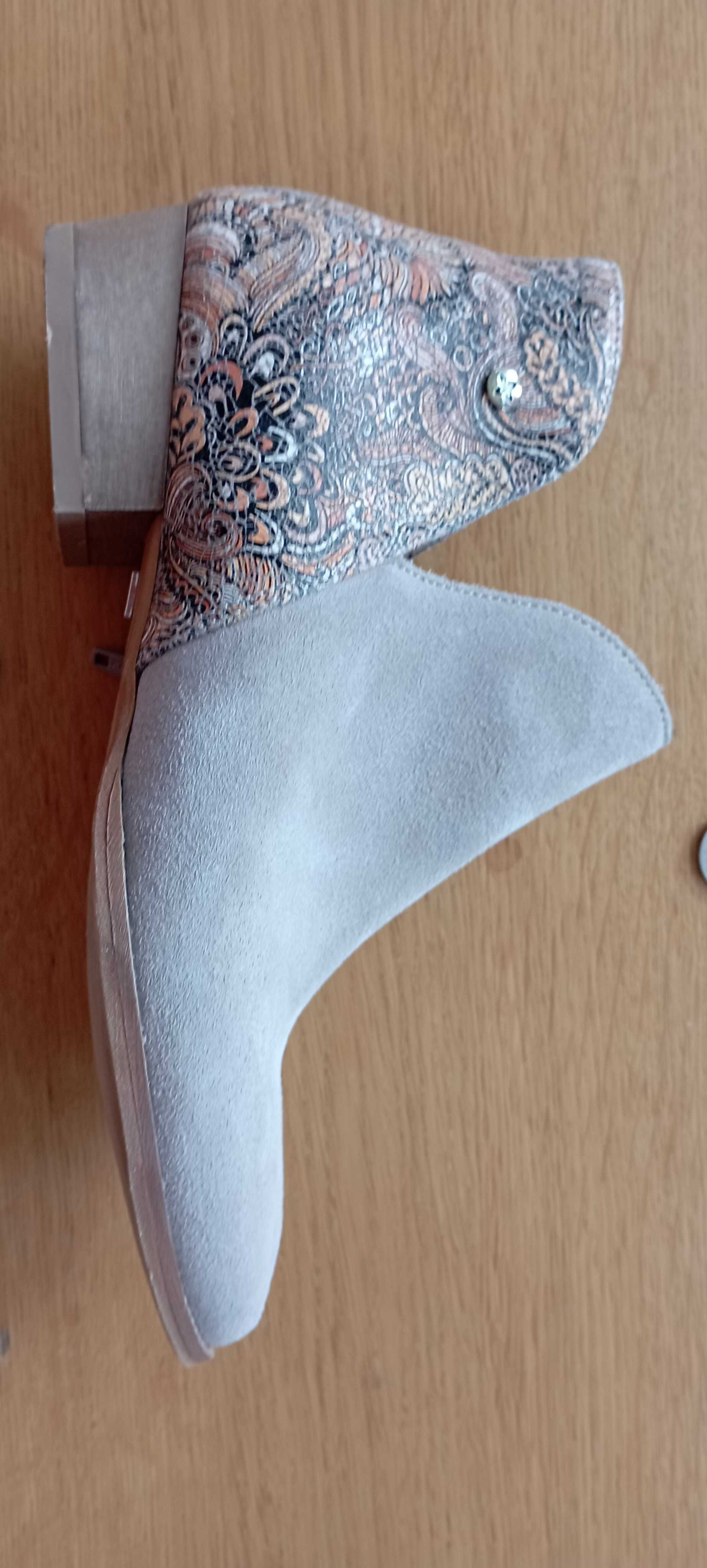 Stylowe botki damskie Maciejka – rozmiar 38
