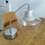 Lampa wisząca szklany klosz