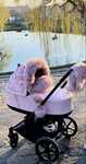 Sprzedam Cybex Priam4.0 Flowers Wózek Glęboro-spacerowy+Fotelik+baza