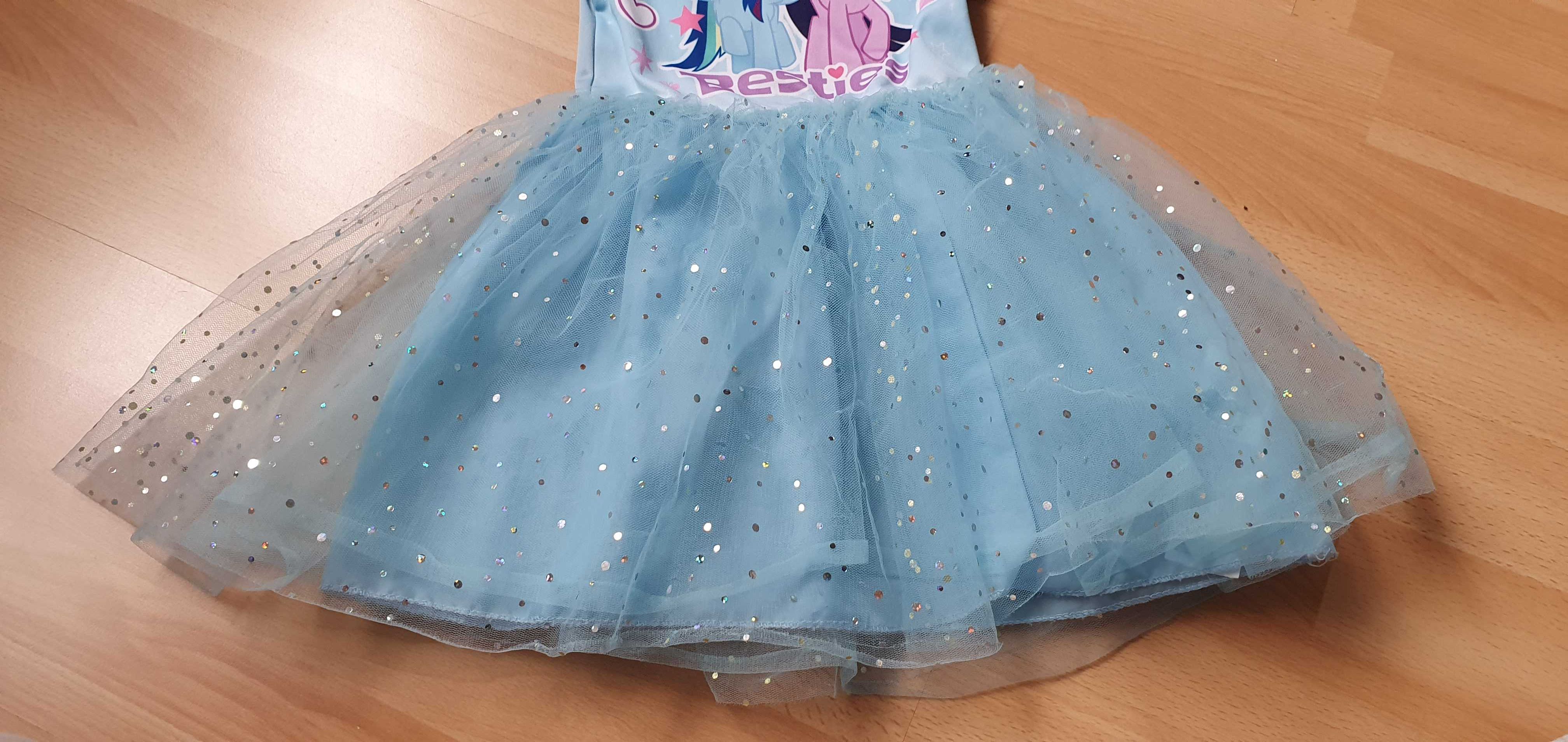 Śliczna sukienka tiul My Little Pony firmy Disney rozmiar 98-104cm