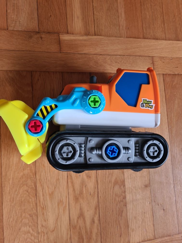 2 auta do rozkrecania+wkrętarki Build&Play Take-A-Part Motorized Tools