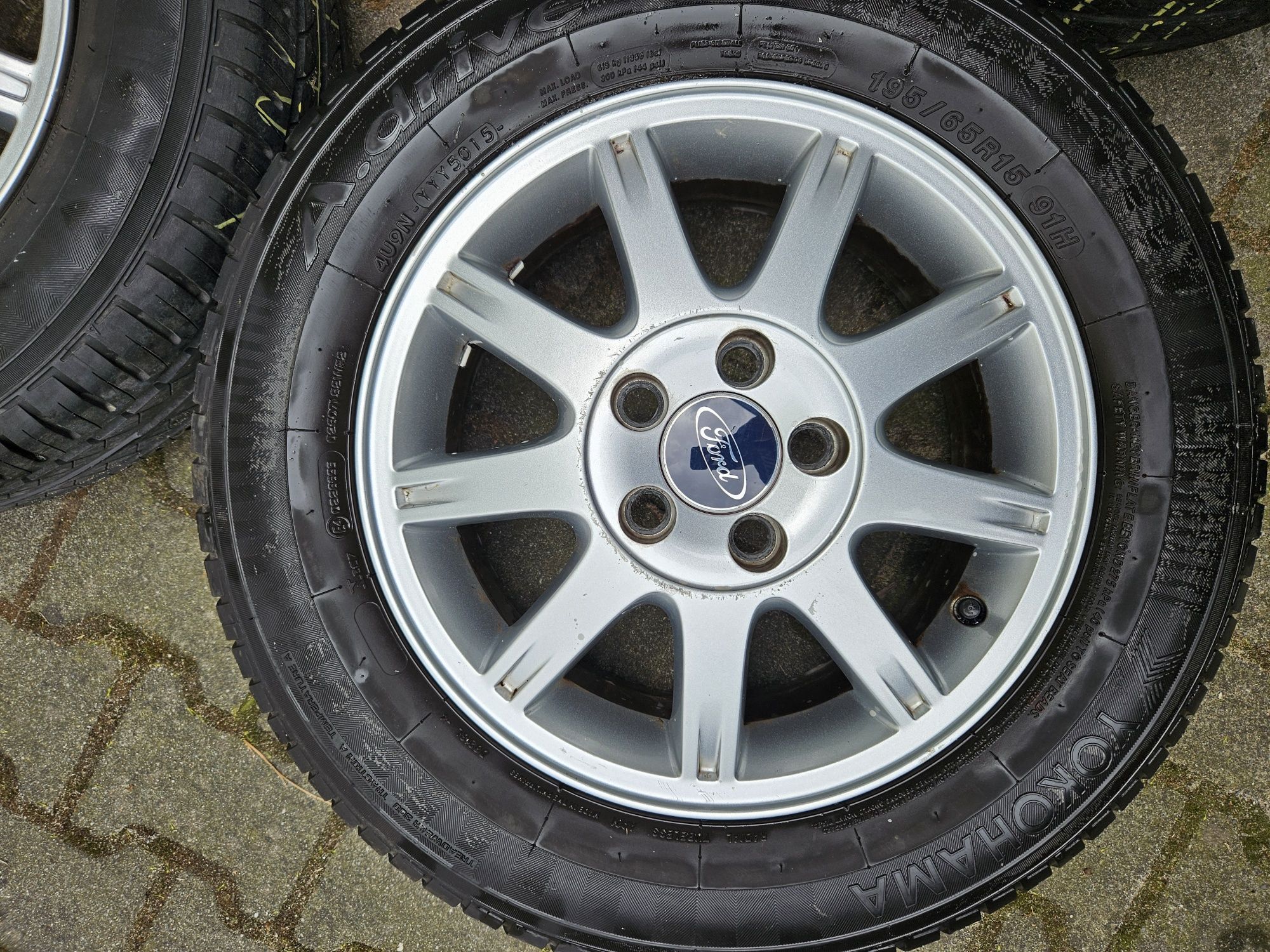 Oryginalne Felgi Koła 15" Ford 5x108 ET 52.5+ 195.65.15