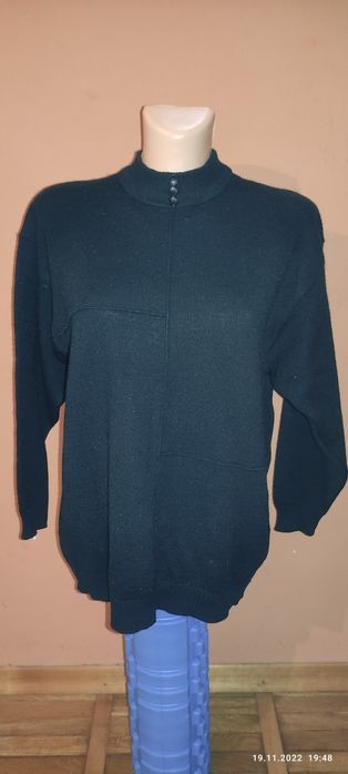 Sweter sweterek egi strik z wełną r.44