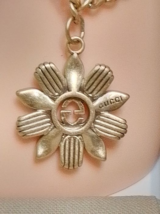 Gucci łańcuszek mosiądz pozłacany antycznym zlotem 48 cm