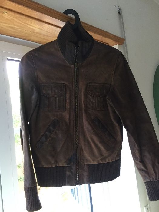 Blusão de pele (de senhora)