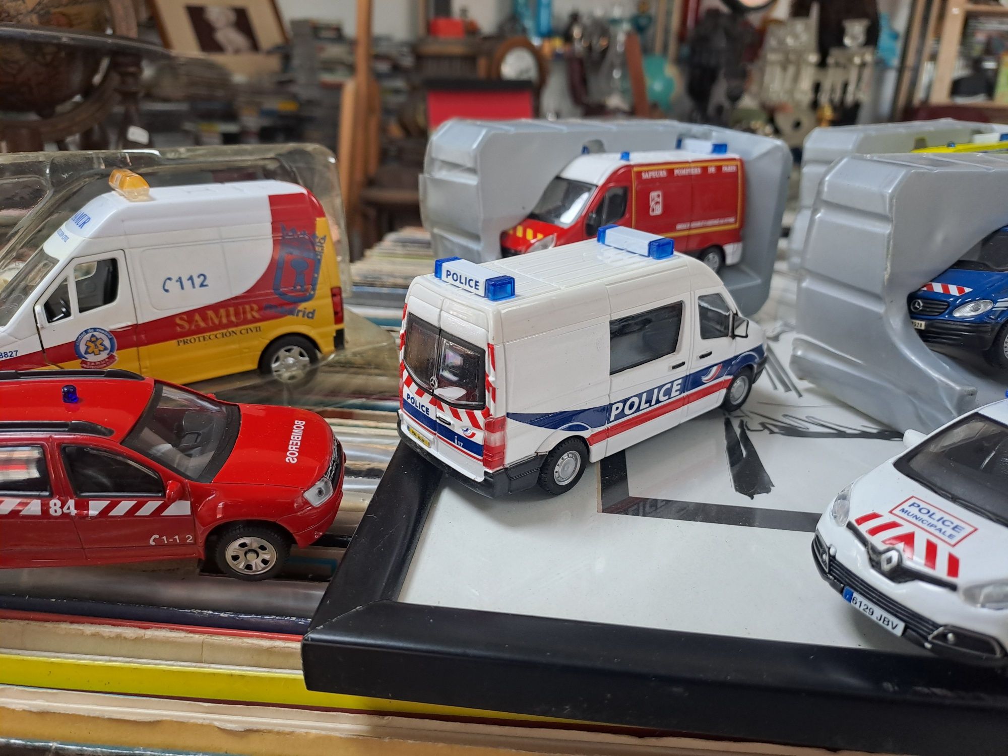 Carrinhos miniatura Gnr/Inem/Policia