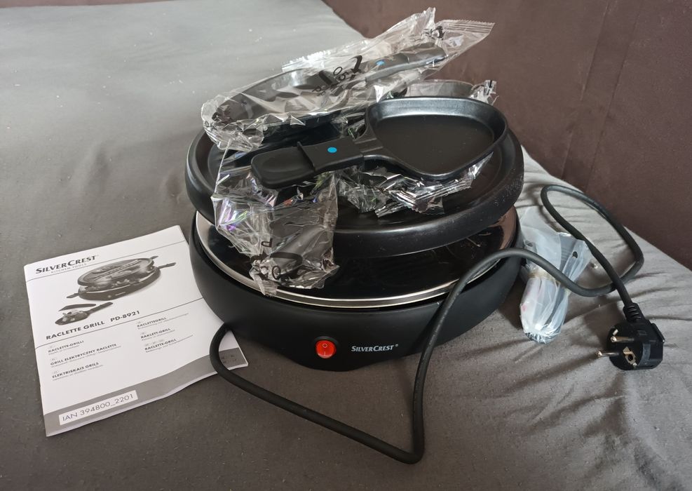 SILVERCREST Grill elektryczny raclette, 800 W, Ø 29 cm