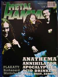 Metal Hammer 7/1999 Anathema,plakaty:Biohazard,Motorhead