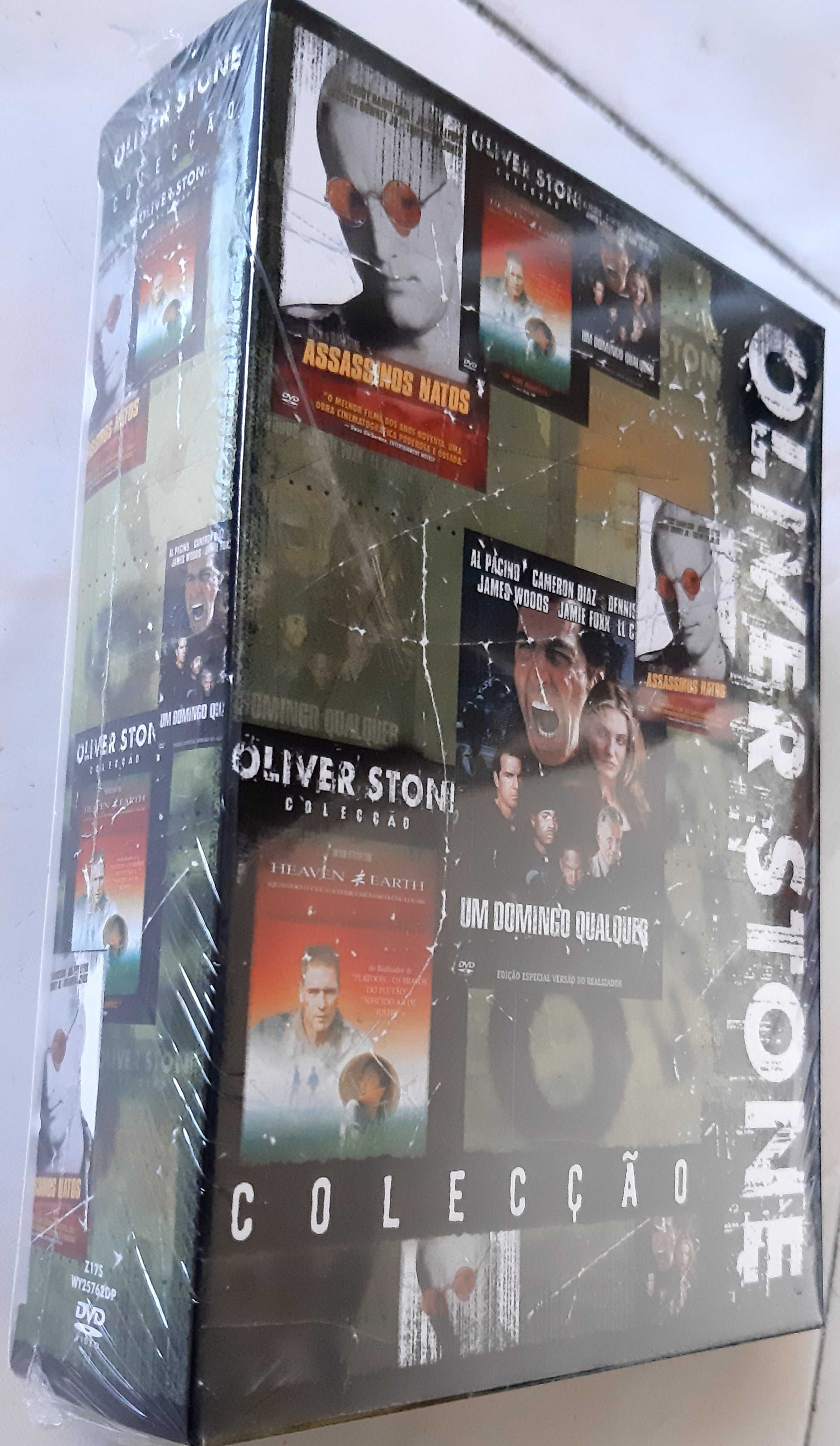 Caixa Colecção Oliver Stone com 3 Filmes em 3 DVDs - NOVOS! SELADOS!