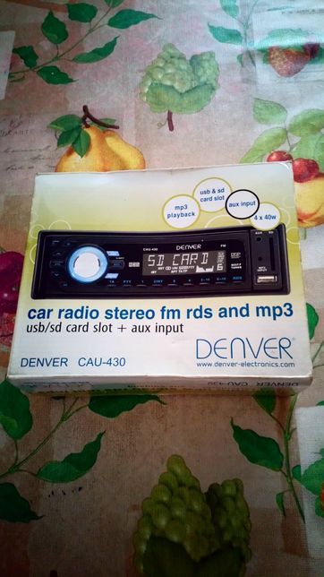 Autoradio denver usb/sd/aux mp3