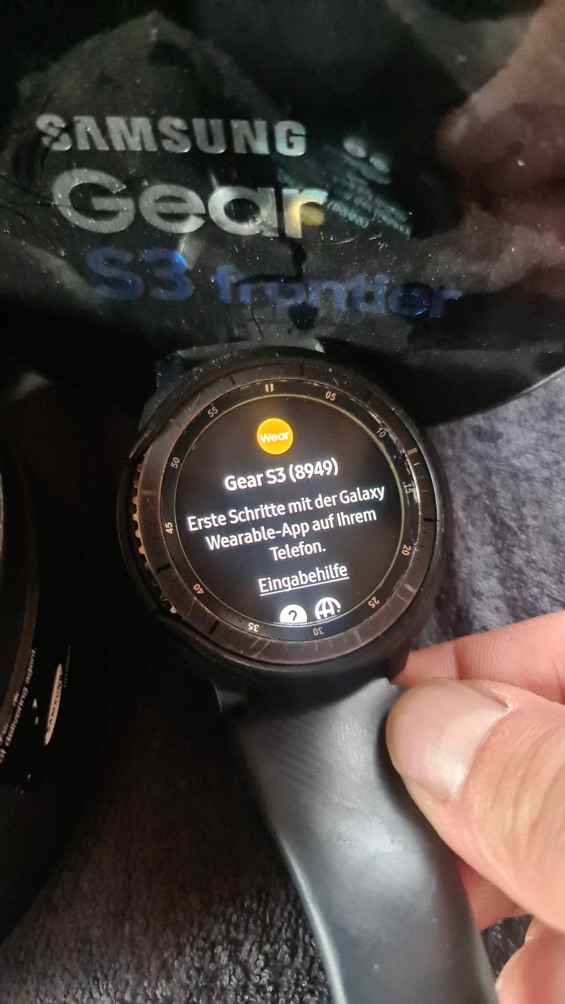 Smartwatch Samsung gear s3 Frontier.