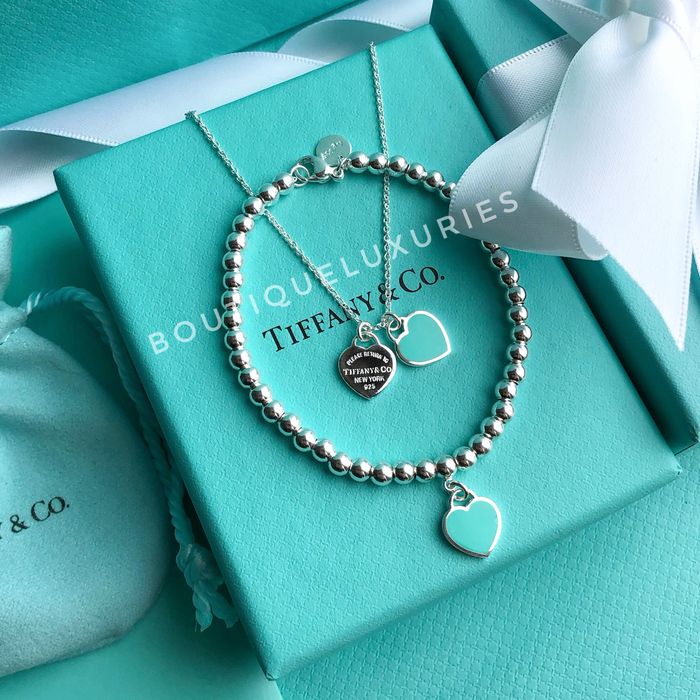 Прикраси Тіффані ОРИГІНАЛ Tiffany намисто сережки браслет 925 срібло