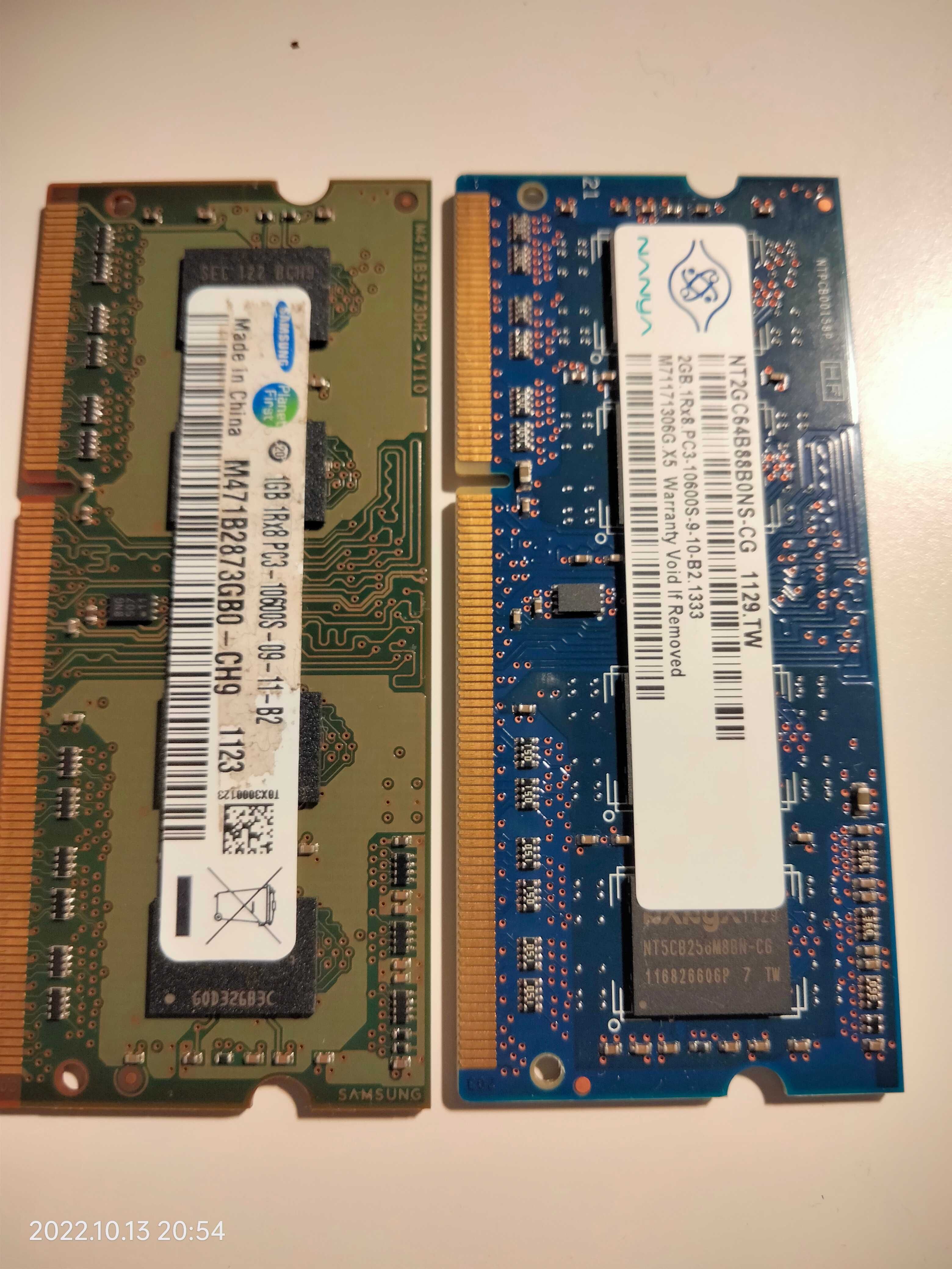 RAM DDR3 1333MHz 1,5v