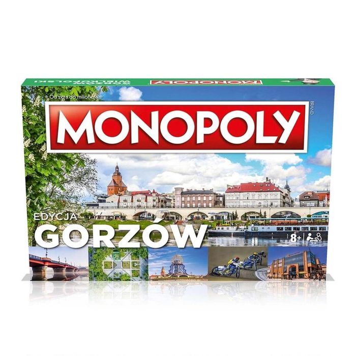 Monopoly Gorzów Wielkopolski Winning Moves pudełko,272x411 mm
