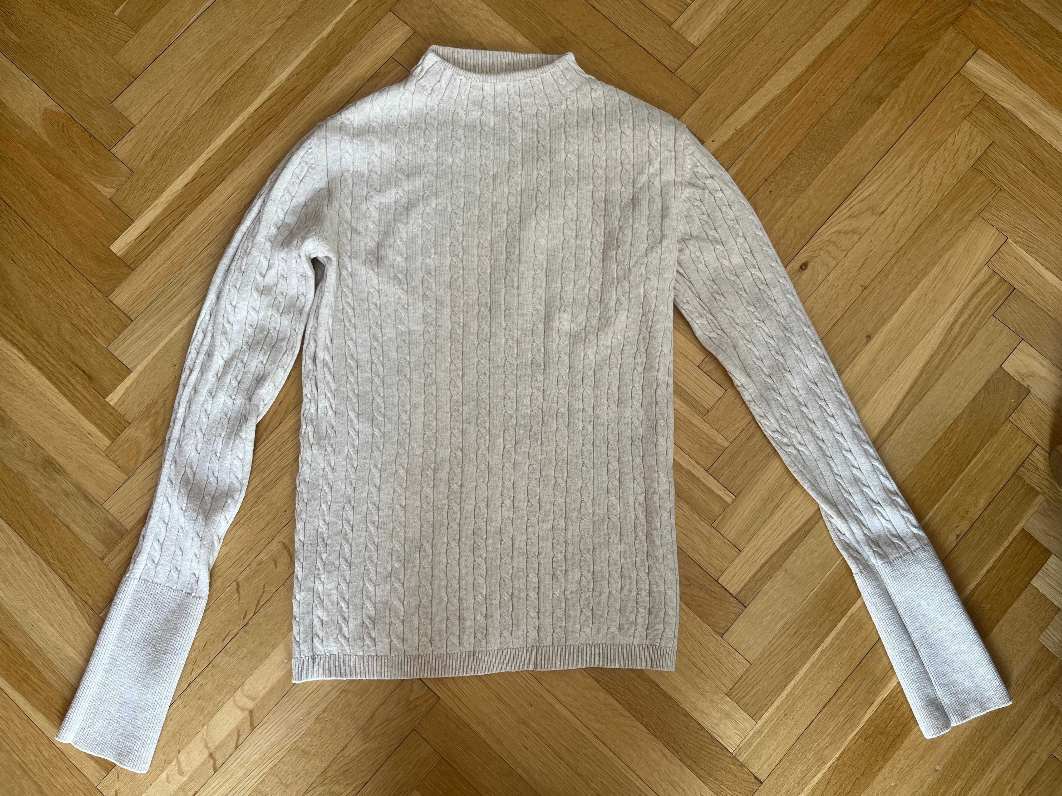 Sweter kremowy Reserved rozm. S