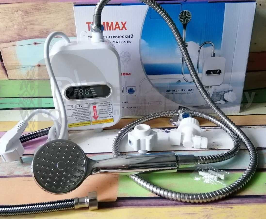 Проточный водонагреватель,душ с краном TEMMAX RX-021