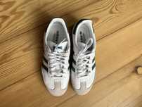 buty adidas samba z zielonymi paskami