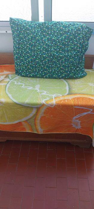 Baú em madeira de boa qualidade . Também faz de banco