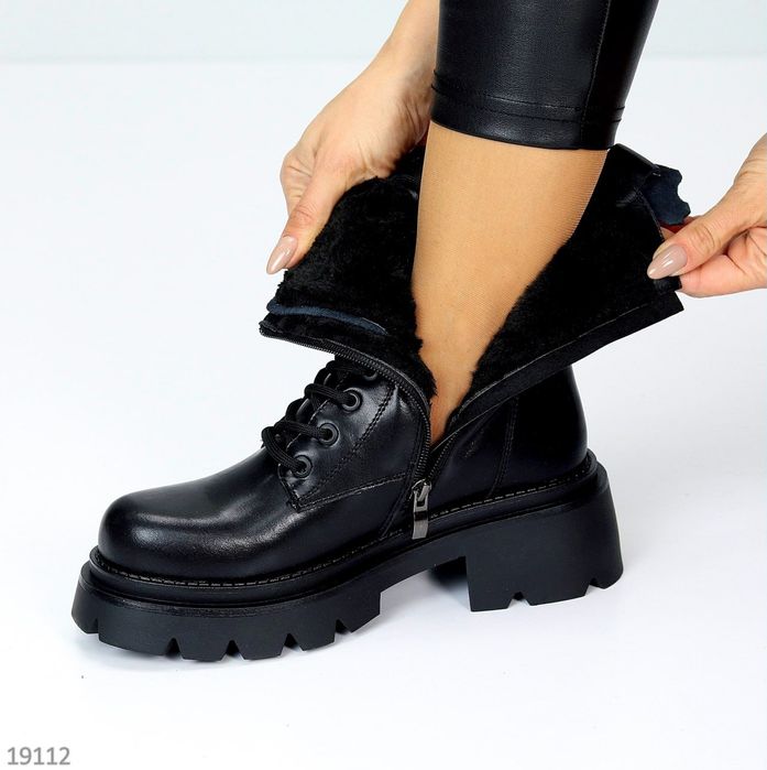 Черевики жіночі зимові з натуральної шкіри