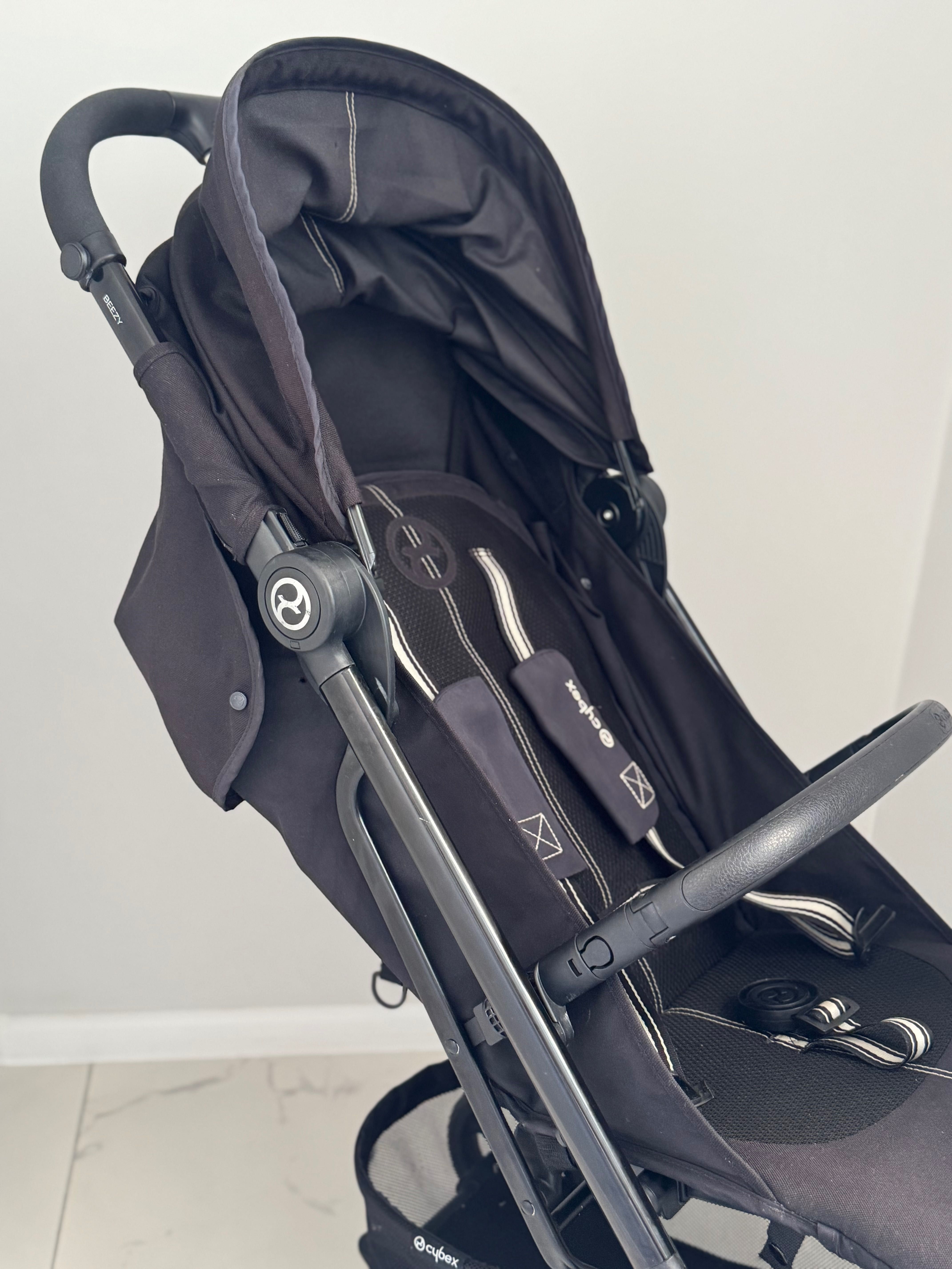 Коляска прогулянкова Cybex Beezy Magic Black (з бампером)