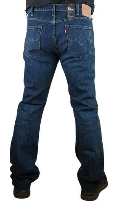 Męskie jeansy Levi's 527 Slim Bootcut ciemne nowe Levisy oryg. W38/L34