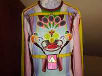 Mary Katrantzou ADIDAS kolorowa sukienka tenis UNIKAT M/40