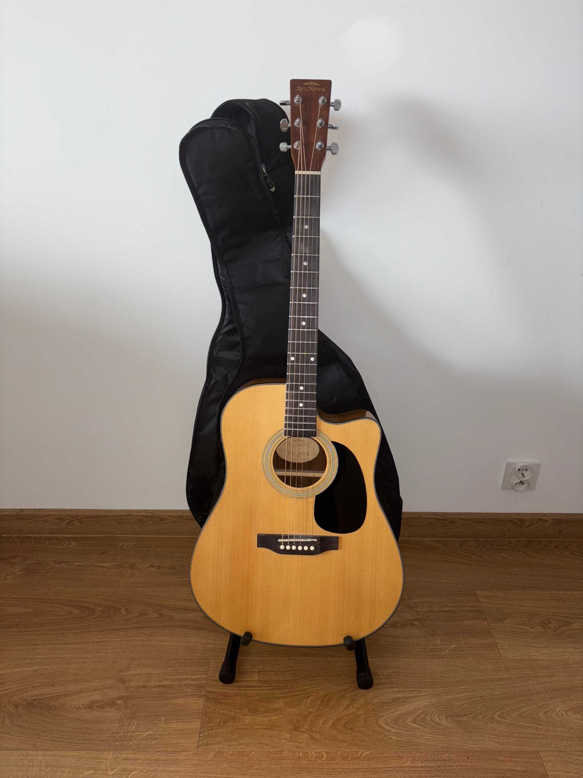 Gitara elektroakustyczna ARS Nova TD-200Z (z futerałem i stojakiem)