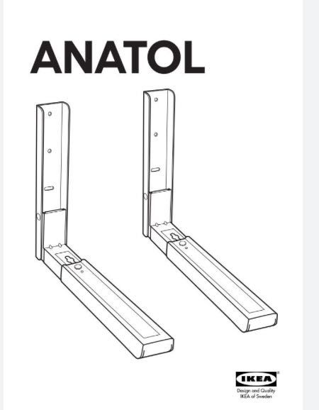 Suporte de micro ondas Ikea Anatol