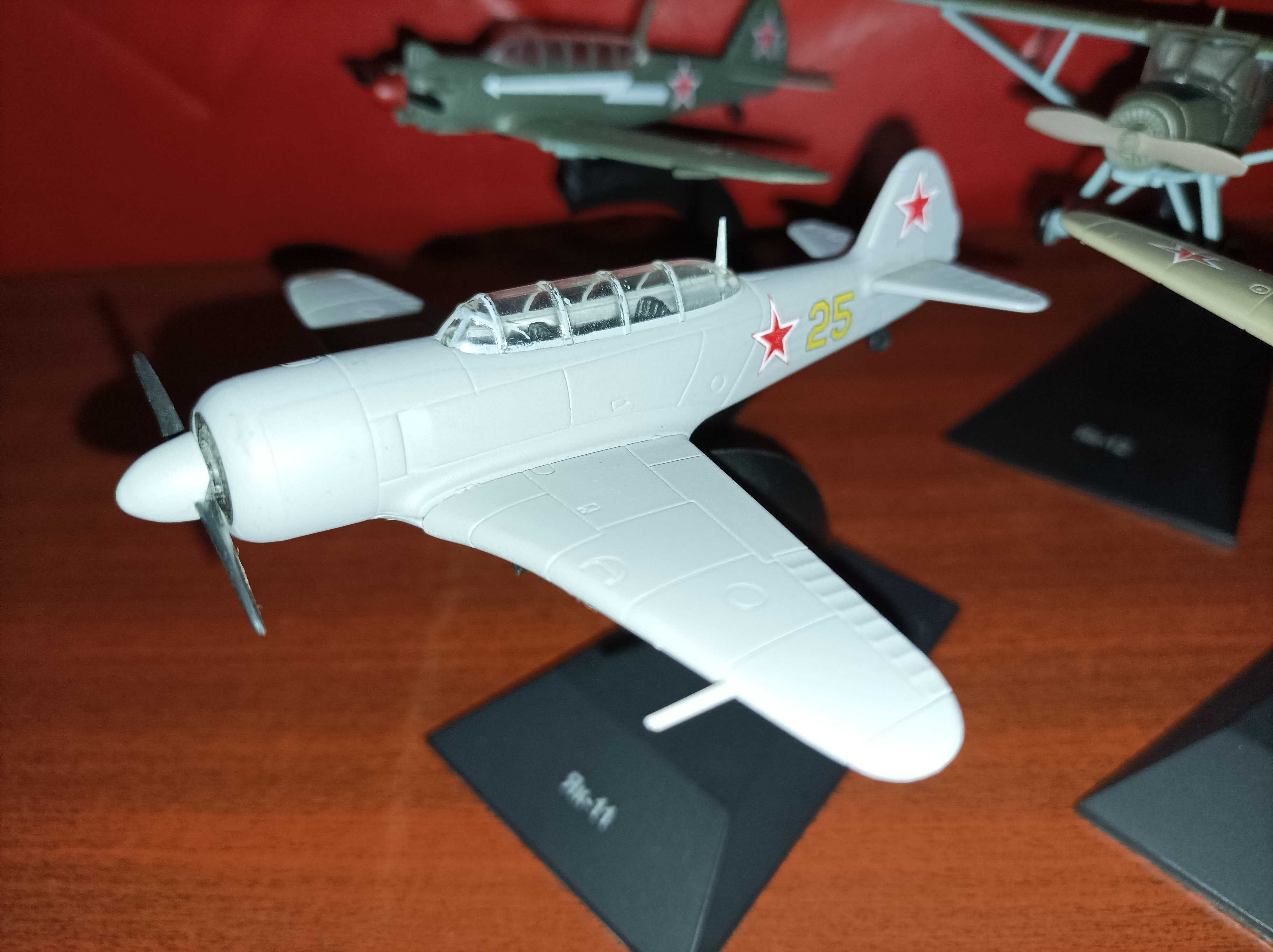 самолёты ЯК-11, Як-12, Як-15, Як-18 - модели Deagostini
