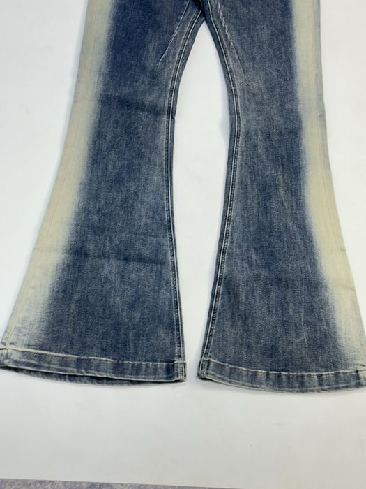 Rick Owens DRKSHDW bolan banana джинси сині синие штани джинсы клеш M