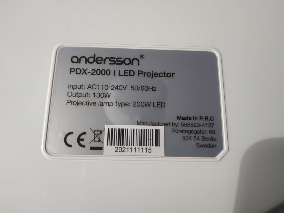 Full HD проектор Andersson PDX-2000 Led