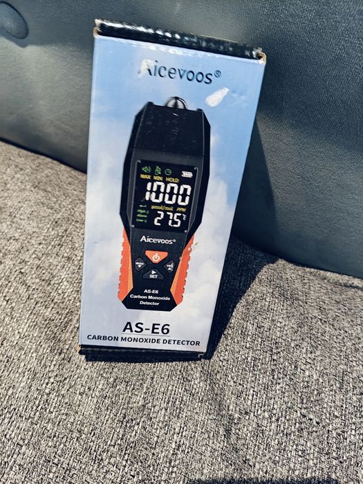 Czujnik Tlenku Węgla (CO) z Alarmem Dźwiękowym i Wizualnym