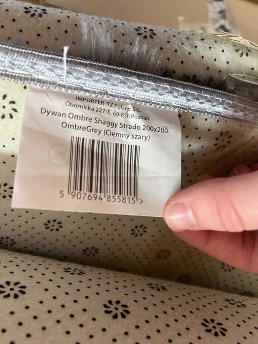 Dywan Ombre Shaggy Strado OmbreGrey (Ciemny Szary)
