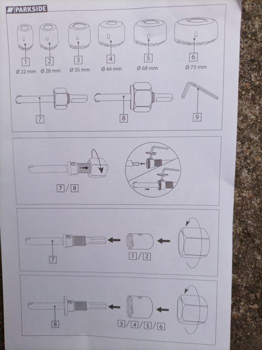 Karbidowy zestaw wiertniczy