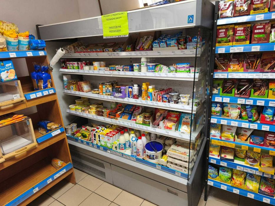 Wyposażenie sklepu  spożywczego.