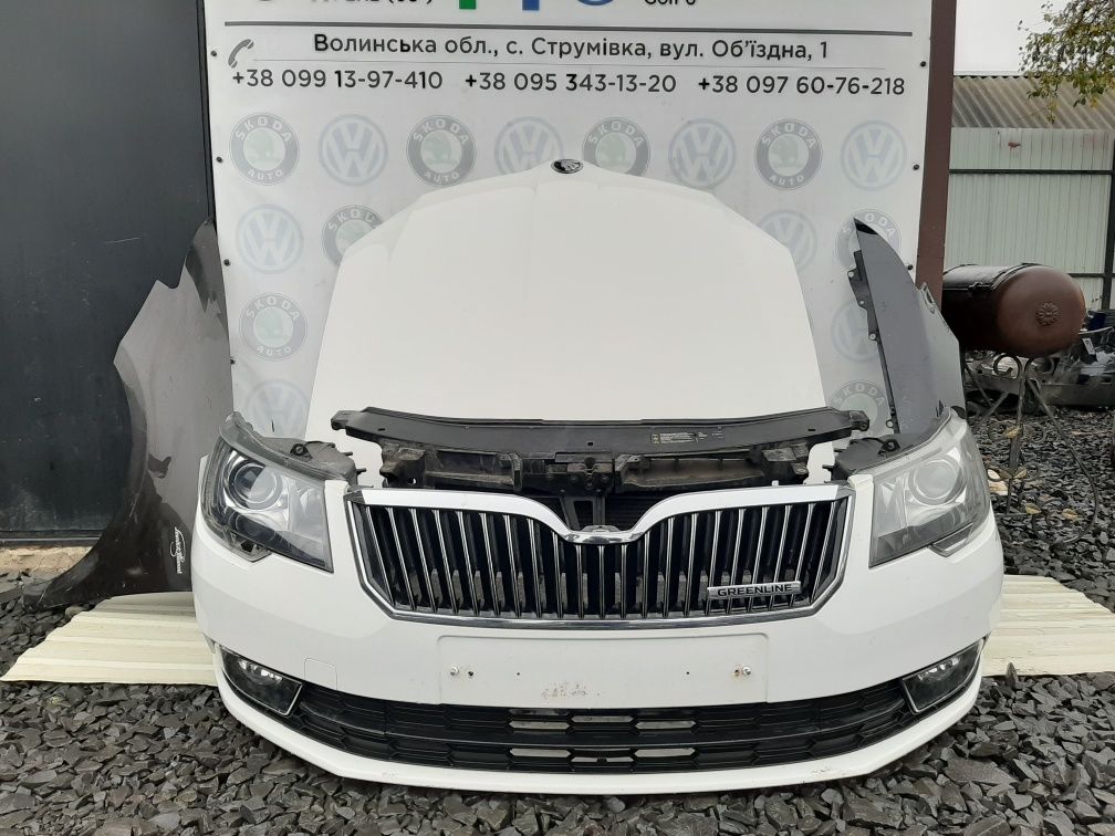 Бампер телевізор фара двері дверь Skoda Superb 2 3  Суперб