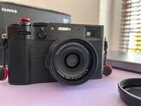 Aparat fujifilm x100v, stan idealny + dużo dodatków
