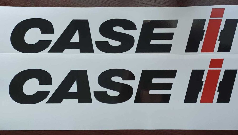 Duplikaty naklejek na maszyny rolnicze budowlane Nalepki CASE