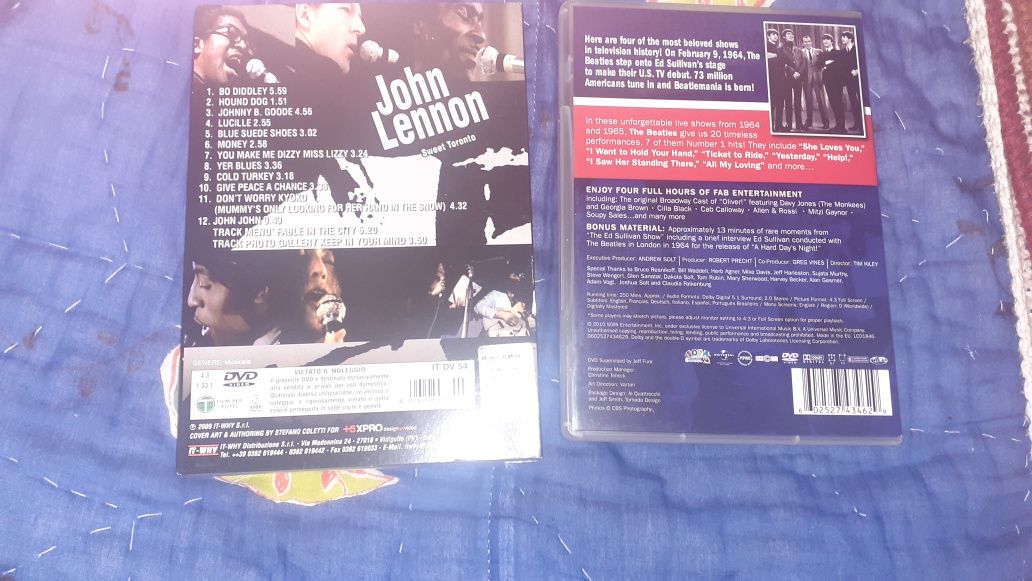 The Beatles 2 DVD Ed Sullivan John Lenon