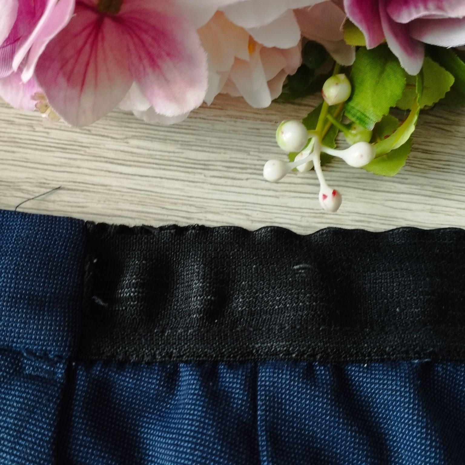 Spodnie damskie eleganckie H&M, rozmiar 38, z gumką – stan idealny z d