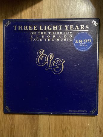 Vinil box com 3 lps - Electric light orchestra - three light years