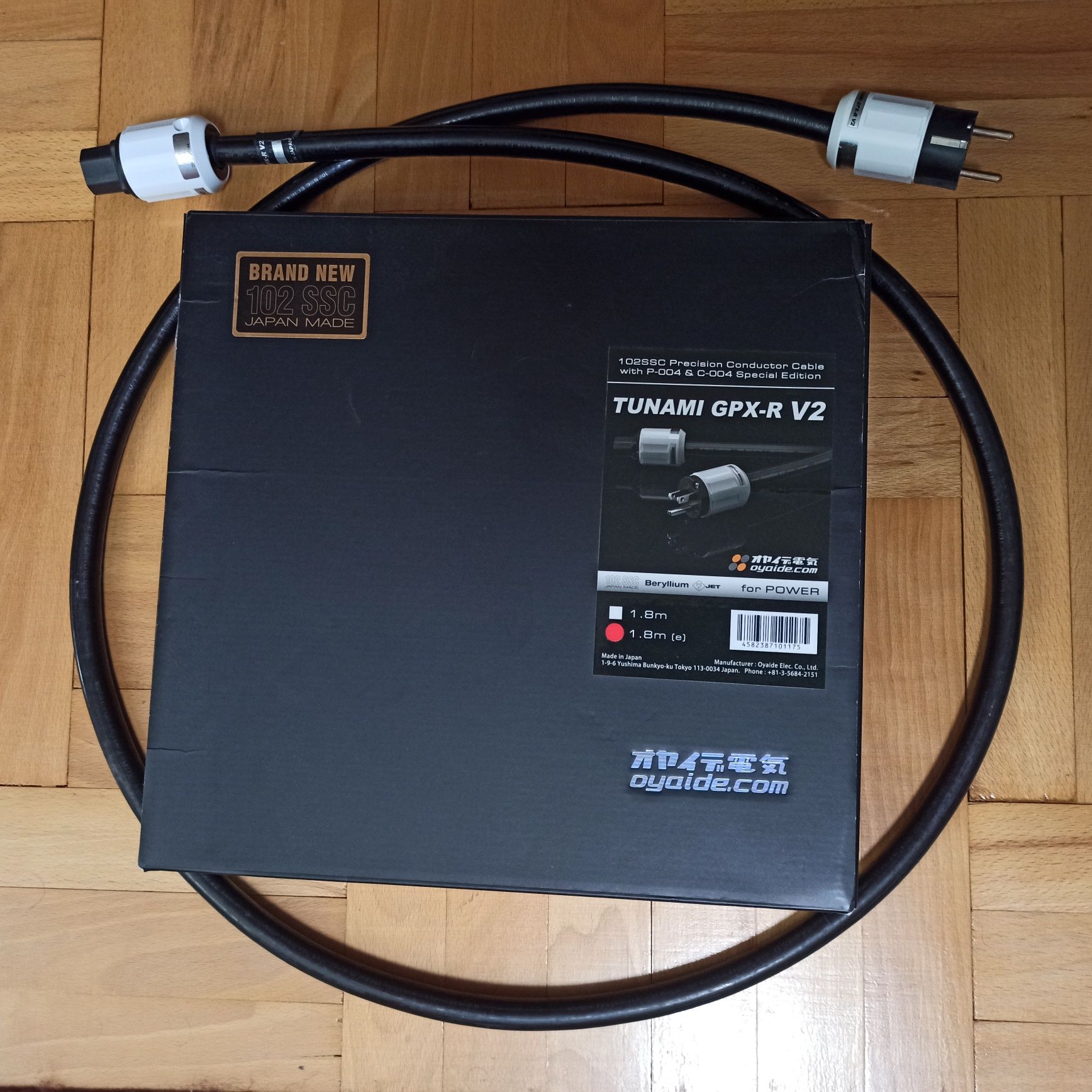 OYAIDE TUNAMI GPX-R V2 Kabel sieciowy Przewód zasilający