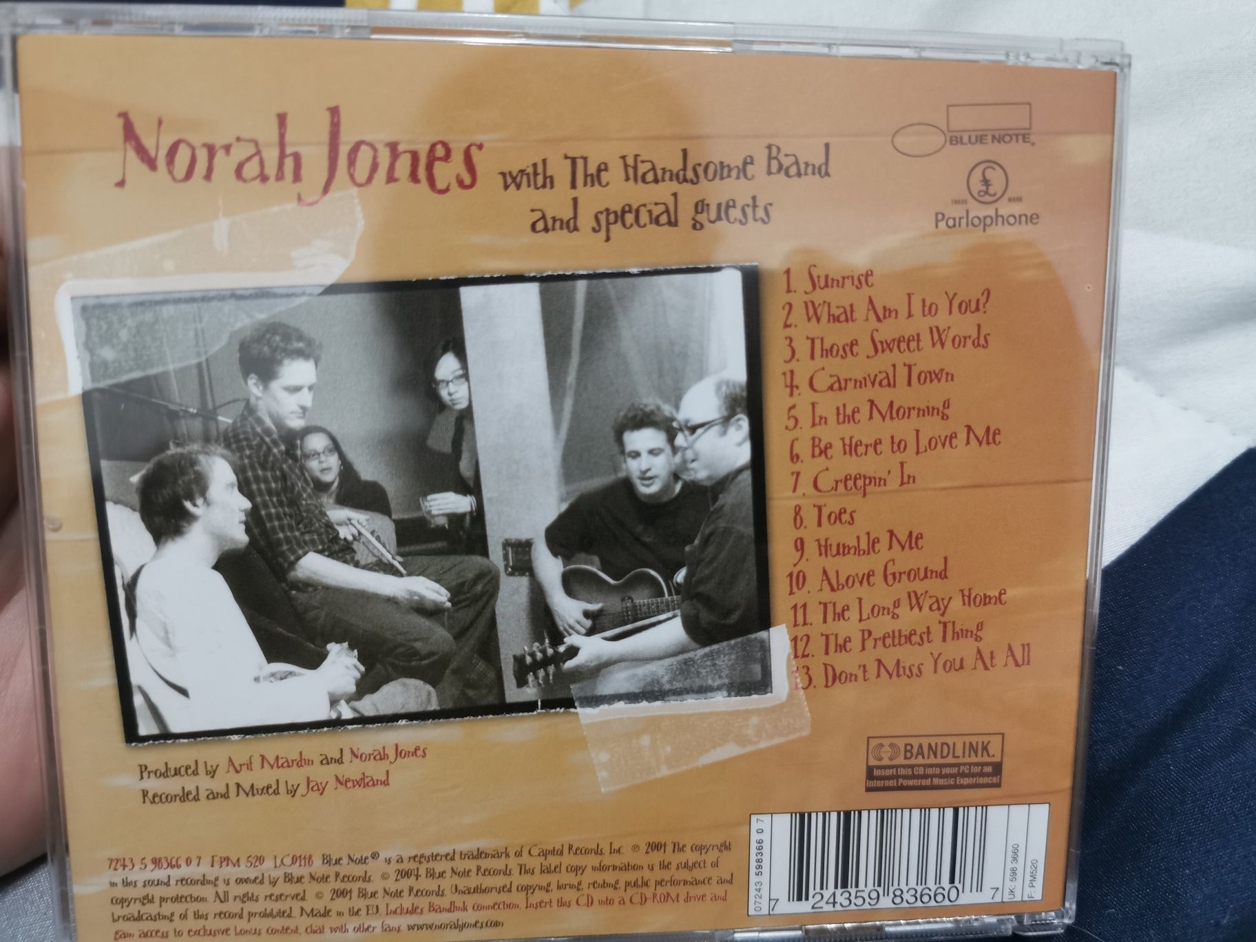 CD Original de música - Norah Jones (Feels like home)