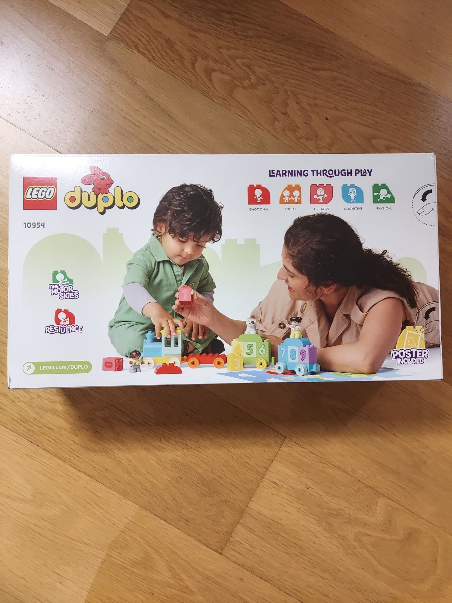 Klocki Lego Duplo pociąg z cyferkami